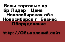 Весы торговые вр 4149-06бр Лидер › Цена ­ 2 400 - Новосибирская обл., Новосибирск г. Бизнес » Оборудование   